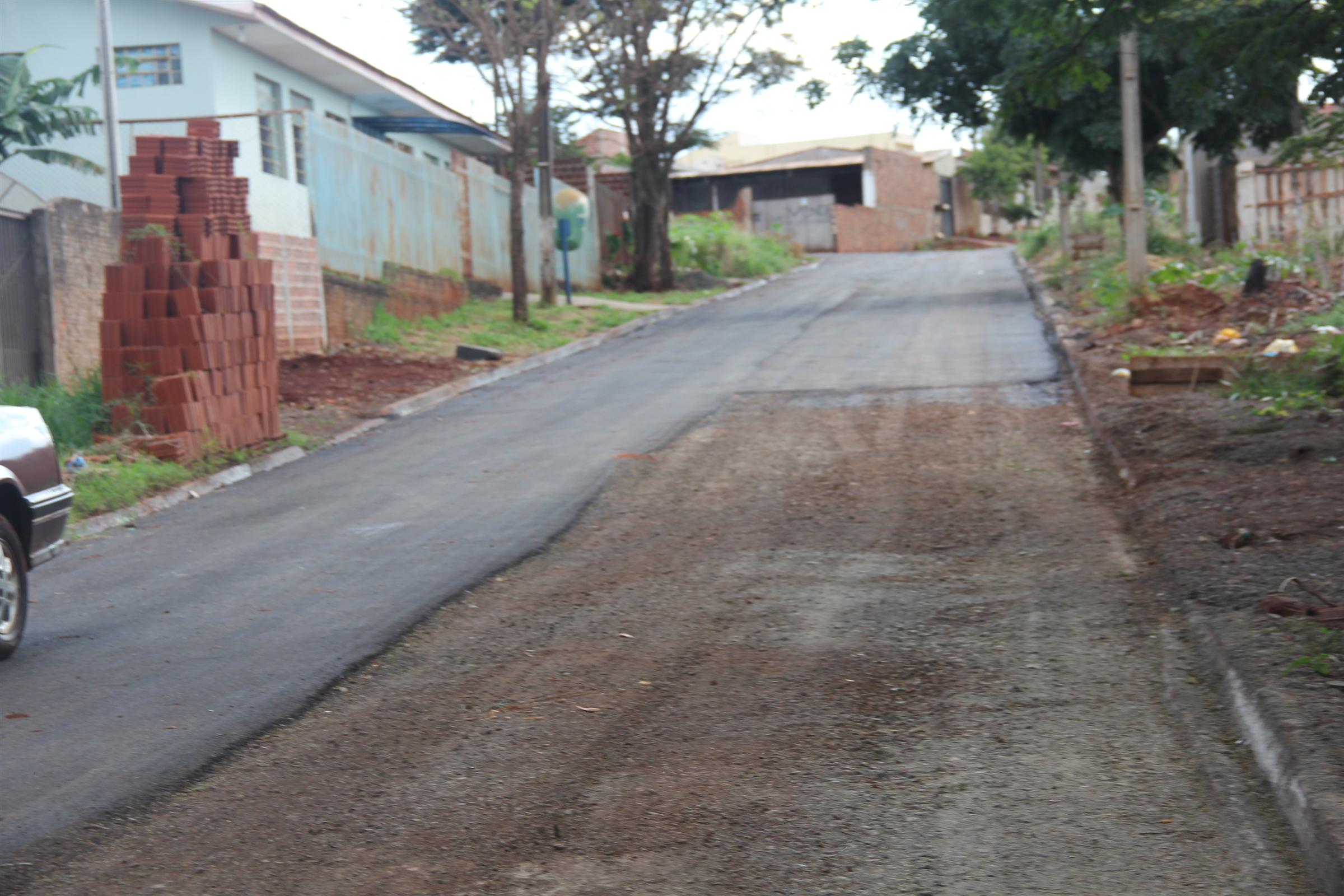 Asfalto do Novo Independência é retomado